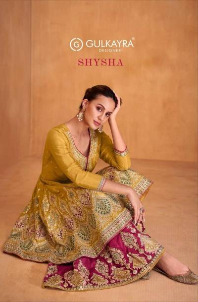 GULKAYRA SHYSHA 7416 TO 7420 DESIGNER SALWAR SUIT WHOLESALER IN SURAT